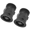 2Pcs Sprinkler Nozzle G1/2 External Thread Plastic Sprinkler Irrigation Garden Lawn Supplies
