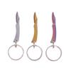 New Stainless Steel Mini Folding Knife Ultra Small Portable Pocket Knife Express Open Box Keychain EDC Small Folding Knife