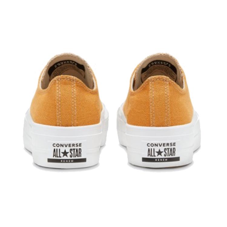 Chuck Taylor All Star Wmns Renew Cotton Converse Platform Low 'Sunflower Gold' Women's 567104C