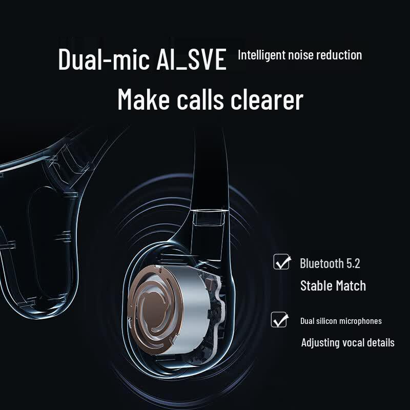 MOJAWA Runplus IPX8 Bone Conduction Sports Earbuds