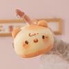 Japanese bread dumplings cat throw pillow plush toy super soft elastic fabric printed bed sleeping throw pillow