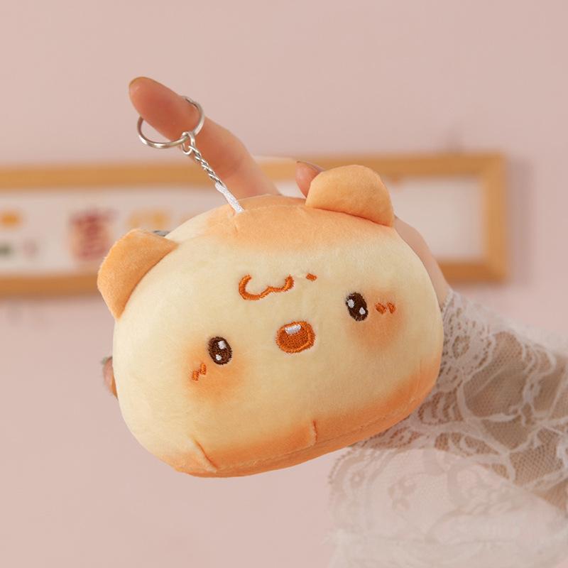 Japanese bread dumplings cat throw pillow plush toy super soft elastic fabric printed bed sleeping throw pillow