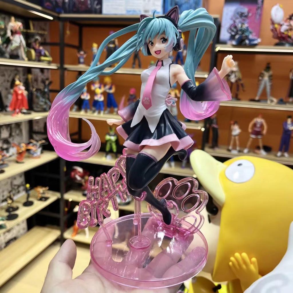 Latest Anime Miku Adorable Cute And Charming Virtual Singer Miku Manga Statue Figurines Pvc Action Figure 15~25cm