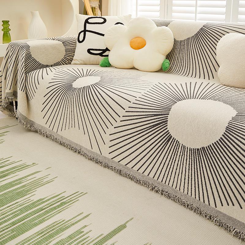 

Высококачественное полотенце для чехла на диван из синели, универсальная ткань для чехла на спинку Four Seasons, нескользящая, простая универсальная ткань для чехла, утолщенное полотенце. 180*180cm