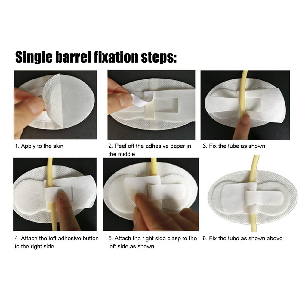 Catheter Tube Holders Professional Disposable Double Layer Breathable Catheter Stabilization Device