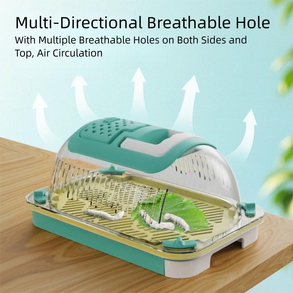 Large Capacity Reptiles Observation Boxes Hand-held Lizards Carrying Case  for Outside