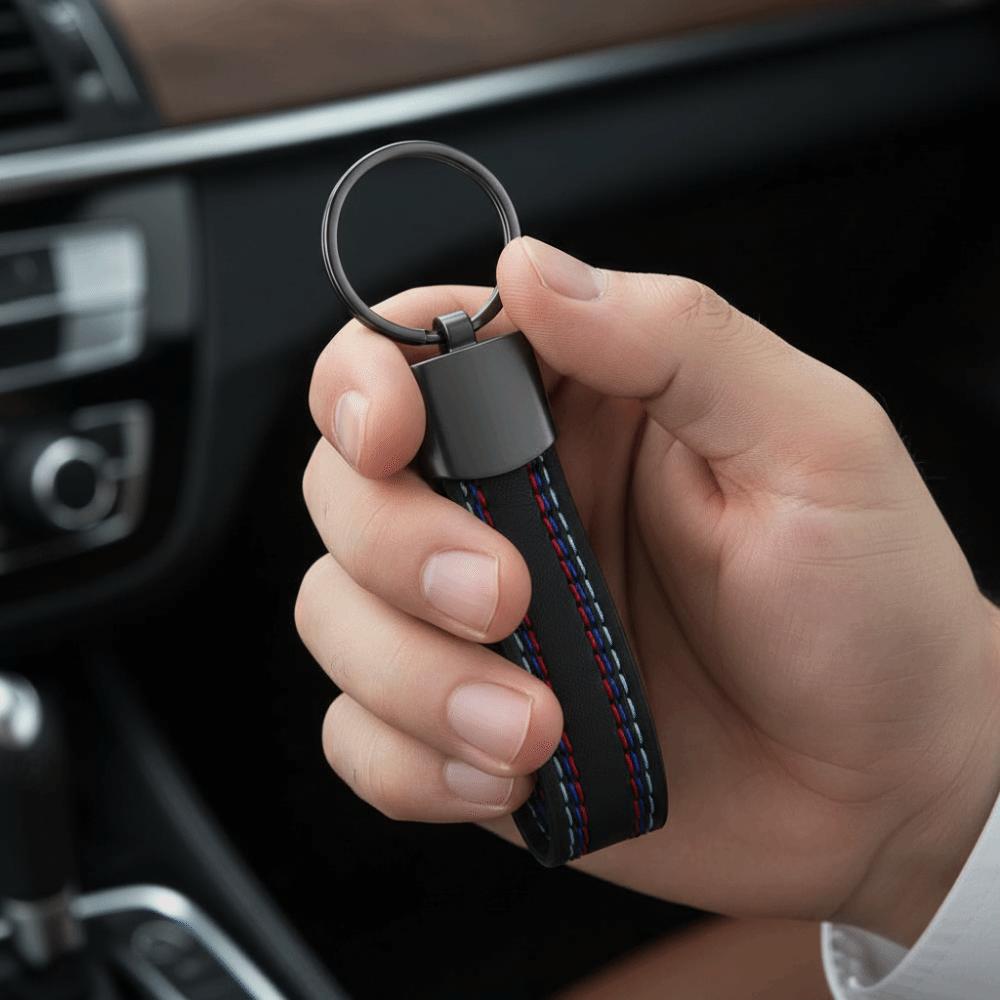Anti-Lost Leather Waist Hanging Key Chain Multifunctional Car Trinket Keyring  Men Birthday