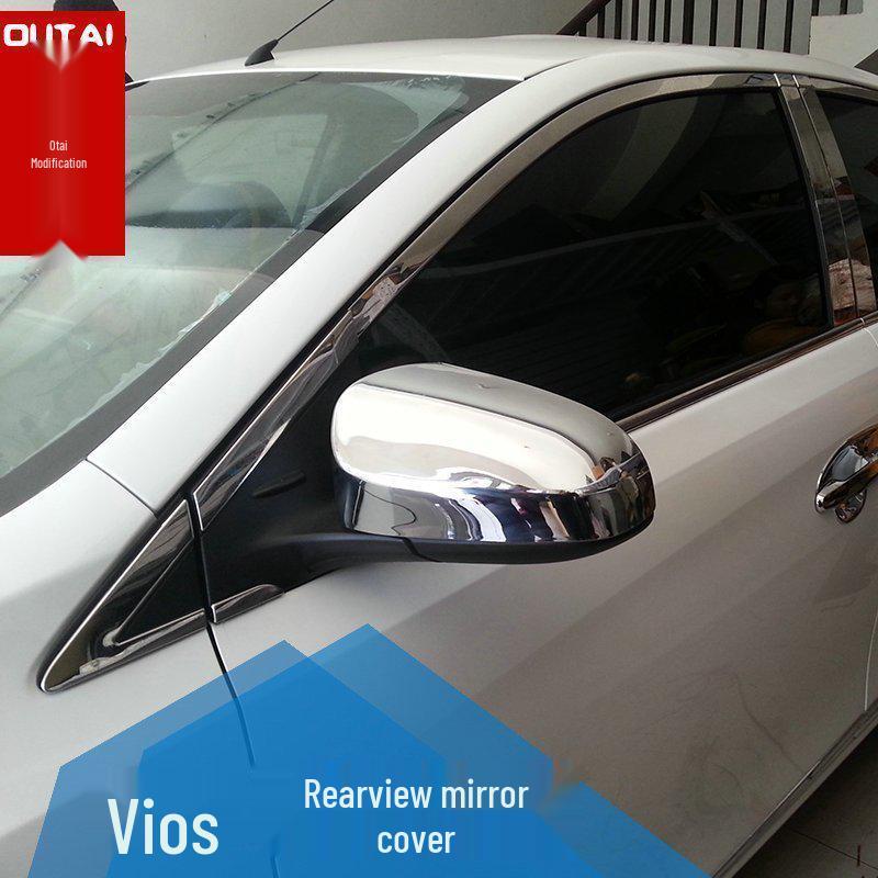 

2014-17 Vios Rearview Mirror Cover Cap, ABS Electroplated Shell O-Tai