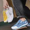 Fashion 2025 Summer New Hollow Mesh Breathable Comfortable Denim Casual Shoes for Men's Fashion Trend Versatile Low Top Chunky sneakers