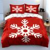 Winter-Themed Snowflake Decoration Bedding Set Exquisite Three-Piece Bedding Set Gift For Kids And Adults