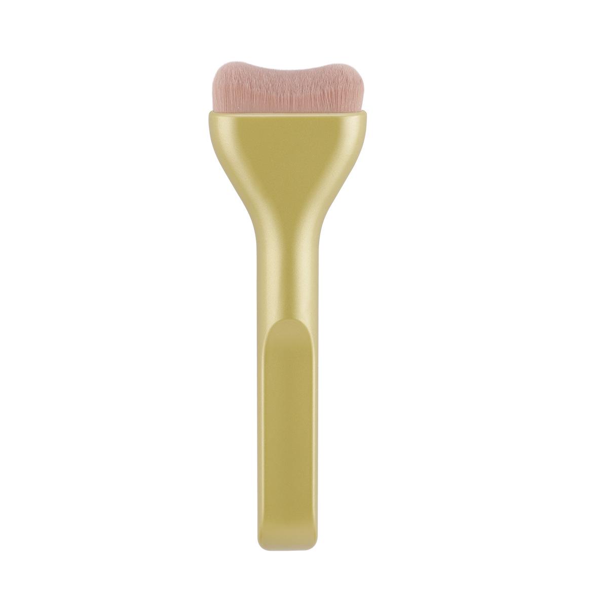 Hot Selling Tongue-Shaped Foundation Brush: Ultra-Thin, Flat Head, Soft Bristles for Seamless Coverage Without Product Absorption