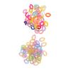 50 Pcs Chain Link Colorful Detachable Acrylic Open Chain Link DIY Jewelry Making Chain Buckle Decora