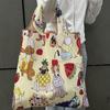 Eco-Friendly Foldable Korean Style Portable Shopping Bag - Medium Size Handbag