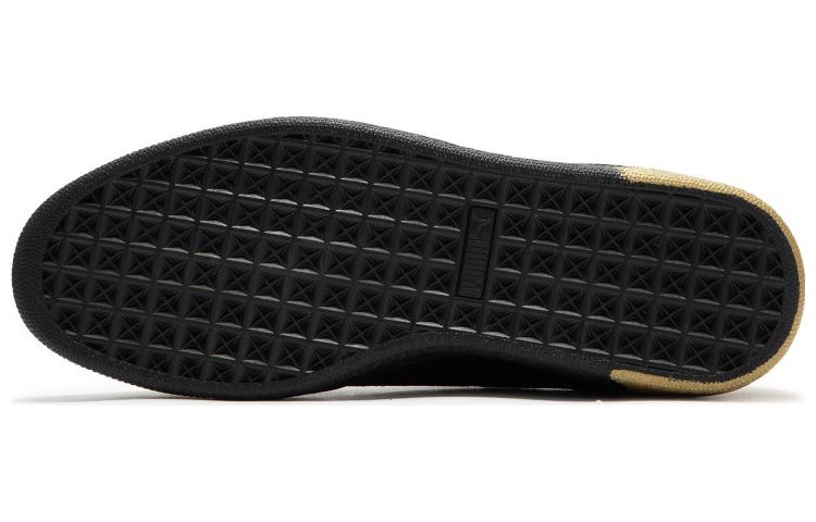 Men's Sneakers Puma Suede Black Gold Metallic