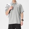 New Balance Polo Shirts Men's Gray Lapel Moderate MT6186UZ-GHM