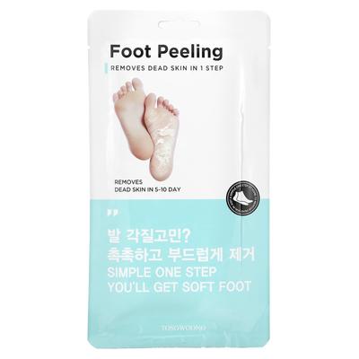 Fußpeeling, mittelgroß, 2 Packungen à 20g