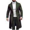 Cappotto Lungo da Uomo in Lana Cappotto Doppio Petto
