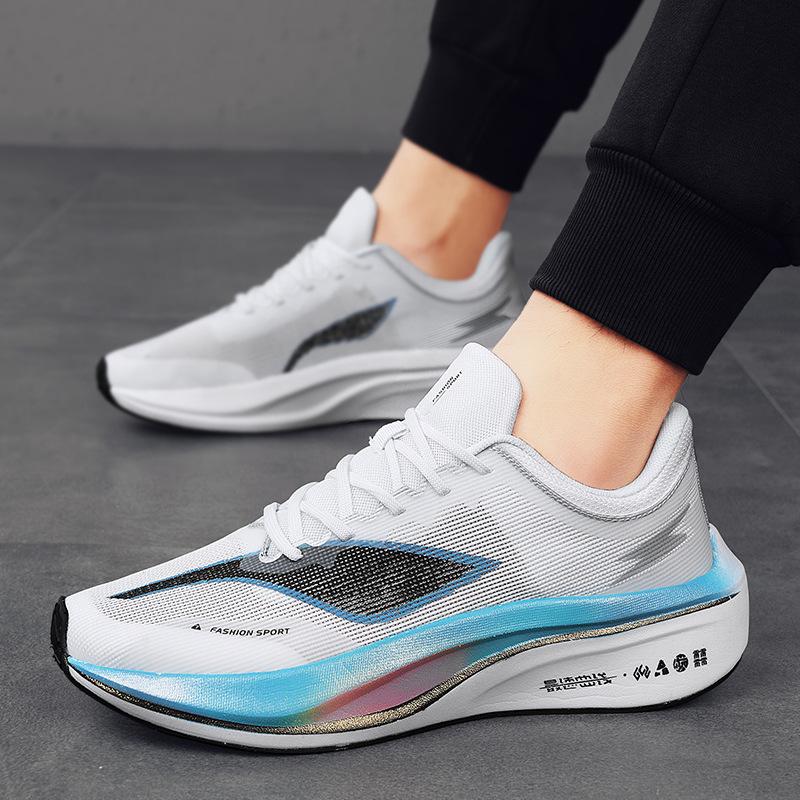 

Slow shock rebound professional running shoes men s mesh breathable non-slip wear-resistant comfortable sports shoes Jinjiang men s and women s shoes 36