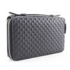 Gucci Travel Document Case Purse 449246 Micro Outlet Black Sima Leather Mens Used