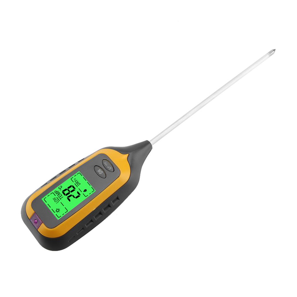 4 In 1 LCD Moisture Temperature Sunlight PH Tester Meter Garden Soil