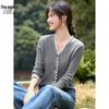 Damen Schicker Spitzen-Patchwork-Strickcardigan
