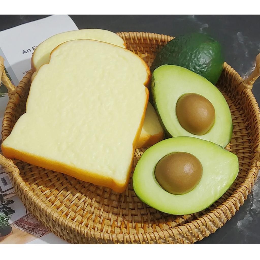 Semi-fake Fruit Model Foam Simulation Avocado Realistic Shape Cabinet Decoration Photography Props Accessories Home Decor