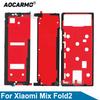 Aocarmo Fullset Sticker For Xiaomi Mix Fold2 Rear Camera Back Cover + Front LCD Adhesive Glue TapeReplacement
