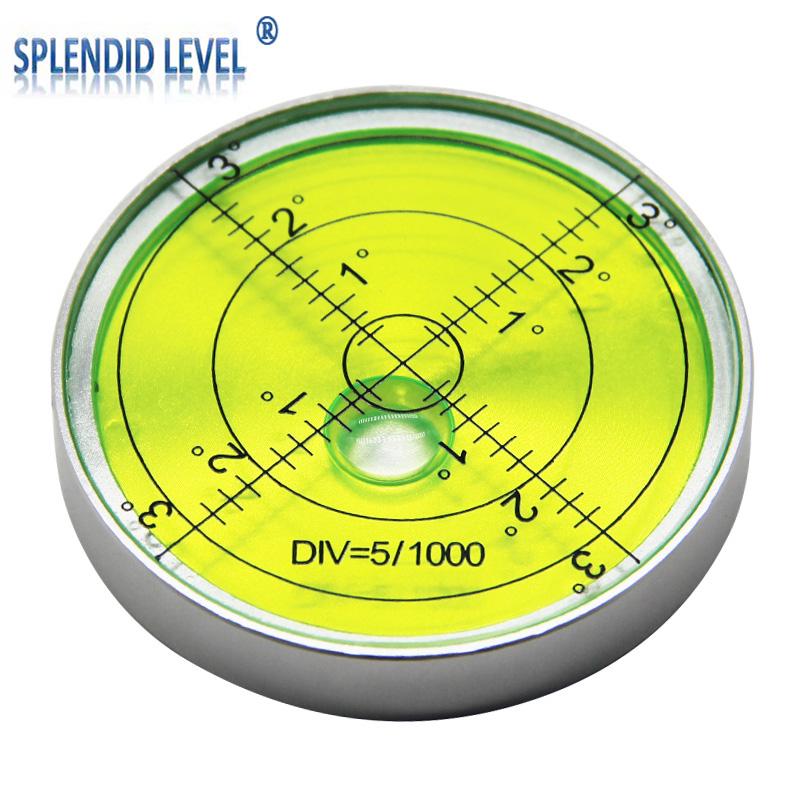 High-Precision Portable Magnetic Level: 9P1E Metal Magnetic Disc with Horizontal Bubble, 15 Min Sensitivity.