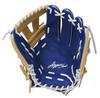Rawlings HYPER TECH COLORS Baseball Glove for Throw Men's (GS5FHTC565W) Softball, All-Around, Indigo/Camel, 11.75 inches, Right-Handed