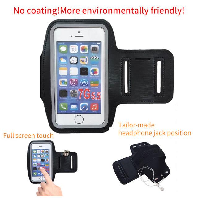Mobile Phone Arm Bag Armband Arm Sleeve Outdoor Running Sports Fitness Yoga Morning Running Climbing Hiking New Sports Mobile Ph