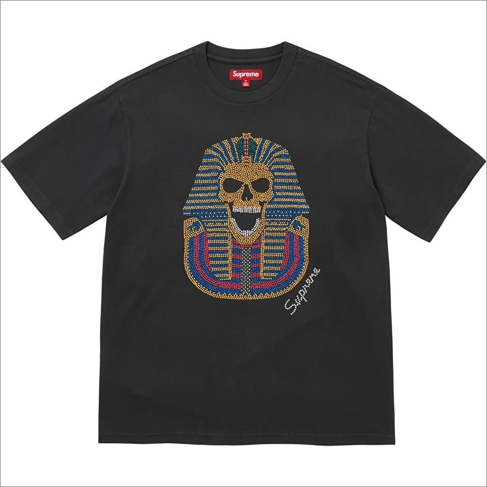 Supreme King Tut S/S Top Black L