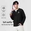 Baleno Men's Waffle Knit Long Sleeve T-Shirt