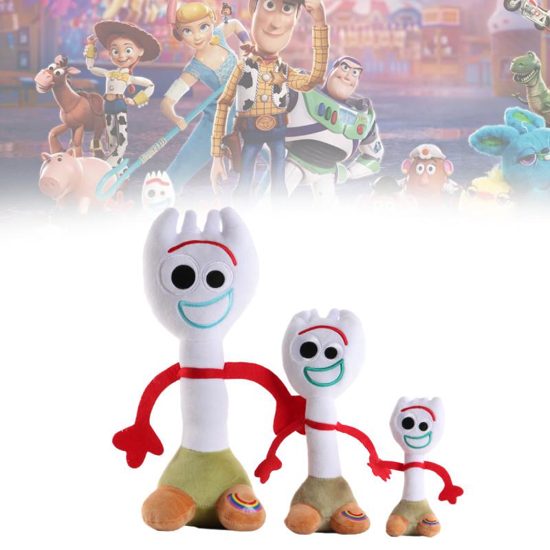 Charming Toy Story 4 Woody And Forky Plush Figures With High-quality Pp Cotton Filling