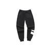 Fila Fusion Color Block Logo Print Loose Knit Sports Pants Men bottoms Black T11M345601F-BK