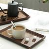 Walnut Tray Rectangular Wooden Tea Tray Mug Tray Afternoon Tea Coffee Storage Tray Solid Wooden Snack Tray