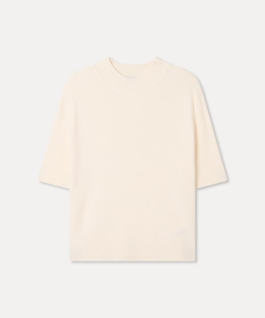 MIXXO Essential Mock Neck Short Sleeve Pullover Re Kaft30T_Miwkag40Qt