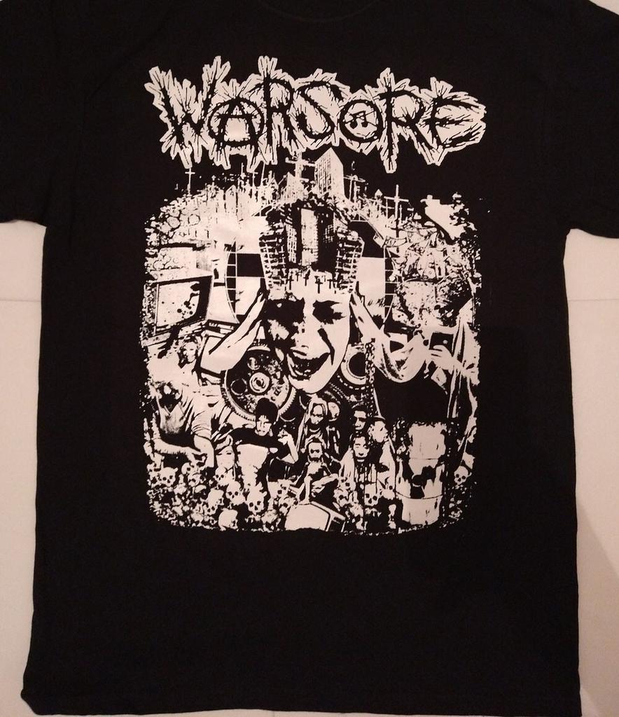 Vintage Warsore Music Band Heavy Cotton Black All Size Men Women Shirt CM080