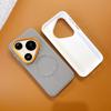 Case For Huawei Pura 90 Pro Max/Pura 90 Pro/Pura 90 Magnetic Ripple Matte PU Leather Texture Phone Back Cover Shockproof Bumper