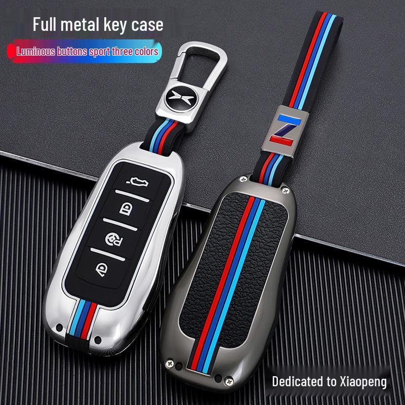 Enhanced Metal Protective Key Case for Xiaopeng G3 and G3i 2019 Model, P7 - Suitable for Men and Women