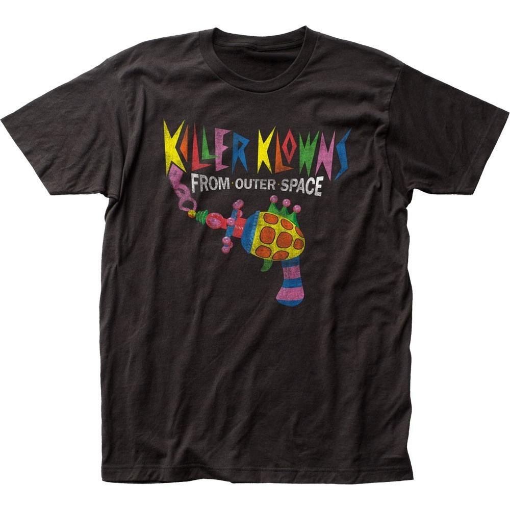 

Killer Klowns From Outer Space Popcorn Mens T Shirt Classic Movie Tee New Black Unisex T-Shirt XXXL