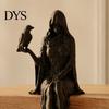 Tabletop Shelf Decoration Gothic Raven Sitter Statue, Hooded Lady Reaper Figurine, 3D Printed Dark Creative Bookshelf Statue Edge Sitter, Witchy Room