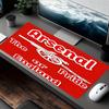 Football Team Print Mouse Pad, for Keyboard Pad Laptop PC Mat for Office Home Use, Desk Decor, Perfect Birthday Gift for Gamers
