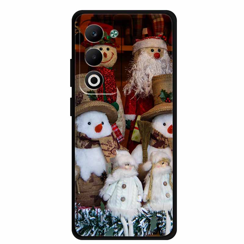 Christmas Phone Case For Oppo A5 5G CPH2735 / A5 4G CPH2727 Christmas Tree Soft Silicone TPU Back Cover Bumper For Oppo A5 Coque