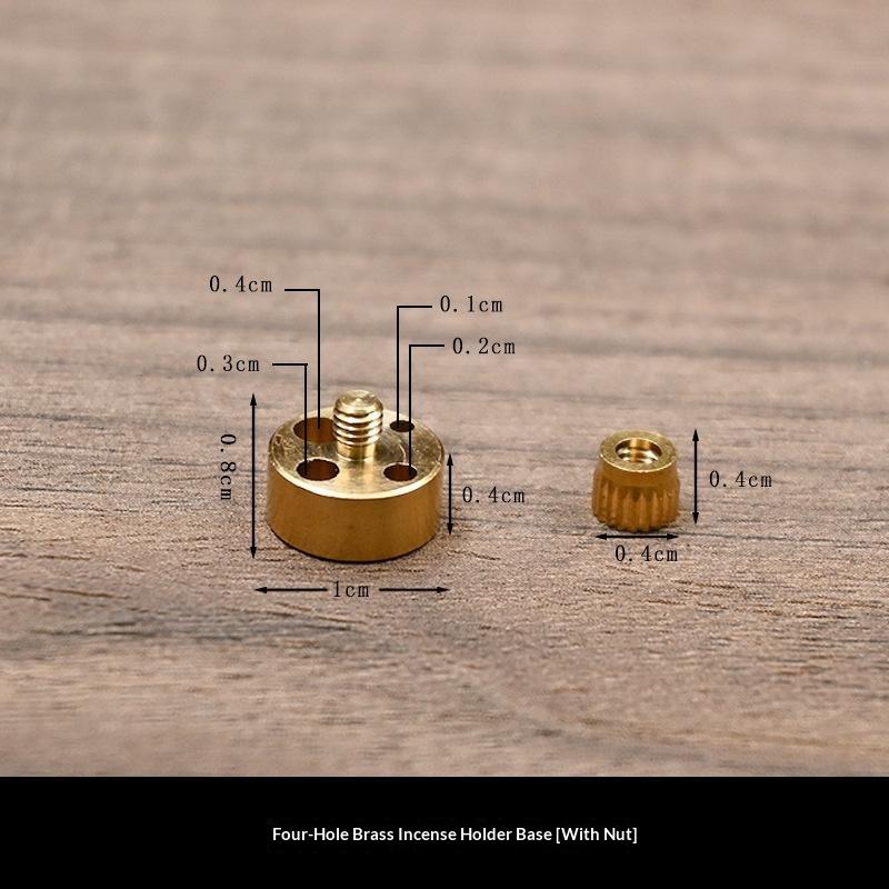 1Pcs Portable Incense Burner Multi Purpose Water Drop Shape Brass Incense Holder Home Office Teahouse Zen Ornament Supplies