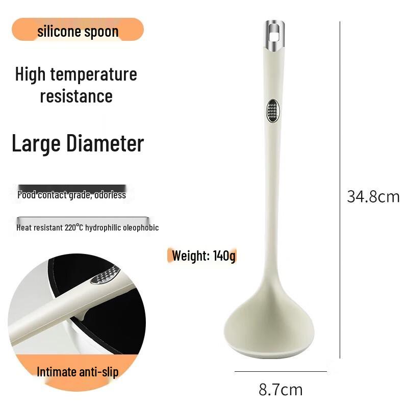 

Ruhan Premium Long-handled Silicone Ladle