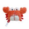 Cat Mint Cat Toy Fur-Real Crabs, Lobsters, Self-Entertaining Chew Toy with Sound Bell for Cleaning Teeth