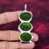 Moldavite Pendant, 925 Solid Sterling Silver Jewelry, Gemstone Pendant, Gift For Her Handmade Dainty Jewelry
