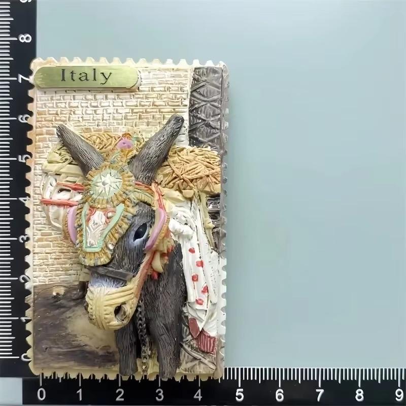 Italy Souvenirs Fairy Tale Sicily Fridge Stickers Wedding Gifts Circus Venice Pisa Fridge Magnets Home Decoration Wedding Gifts