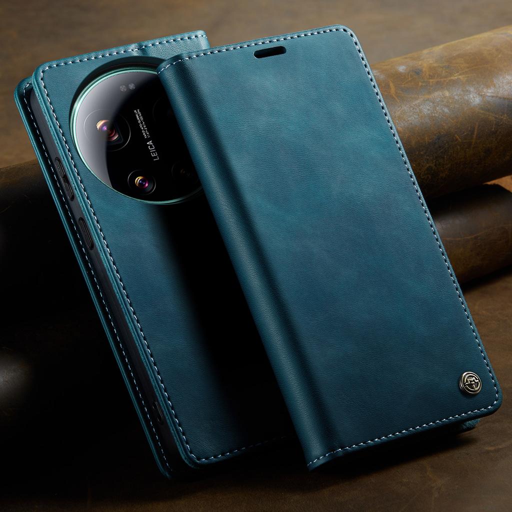 CaseMe Luxury Magnetic PU Leather Wallet Phone Case For Xiaomi 17 Ultra/17Ultra Shockproof Holder Pocket Cover For Xiaomi17Ultra