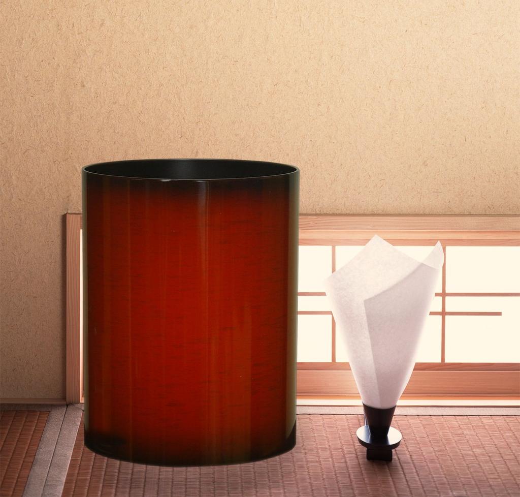 Støvboks Kasuri Kasuri S Rød Søppelbøtte Stilig Slank Rund Uten Lokk Kjøkken Stue Japansk Rom Søppelbøtte i Japansk Stil Bøtte Uten Lokk Søppelbøtte